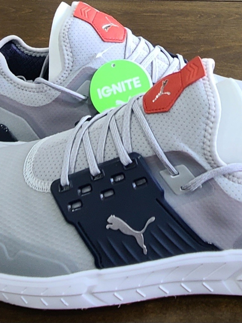 Puma Ignite Articulate Golf Shoes High Rise/Puma Silver/Navy Blazer Men's